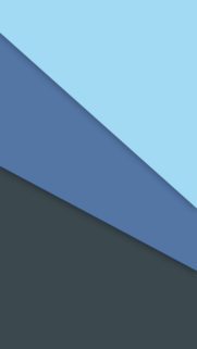 Minimalist Blue Geometric Layers High Quality Phone Wallpaper