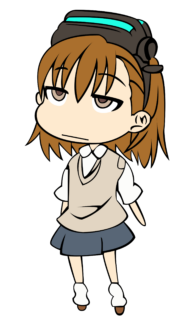 Cute Chibi Misaka Mikoto From A Certain Scientific Railgun HD Wallpaper