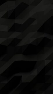 Minimalist Dark Black Low Poly 3D Abstract Mobile Wallpaper