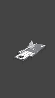 Minimalist Office Desk Aircraft Carrier Illustration Wallpaper