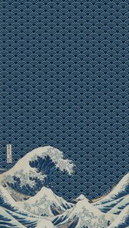 Japanese Great Wave Off Kanagawa Traditional Art Mobile Wallpaper