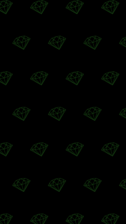 Minimalist Emerald Green Diamond Pattern Mobile Wallpaper for Smartphone