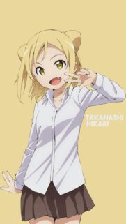 Takanashi Hikari Cute Anime Girl Wallpaper for Mobile Phone