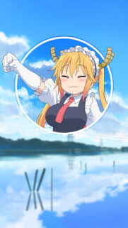 Cute Tohru Miss Kobayashi’s Dragon Maid Anime Wallpaper for Mobile