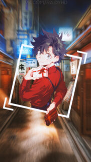 Izuku Midoriya My Hero Academia Valentine Gift Aesthetic Mobile Wallpaper
