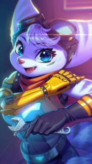 Cute Lombax Mechanic Wallpaper High Resolution Cyberpunk Style Mobile Background
