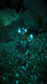 Aloy Horizon Forbidden West Cinematic Glow Wallpaper for Mobile