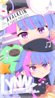 Cute Lynw Bennett V-Tuber Aesthetic Mobile Wallpaper High Resolution
