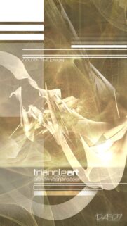 Abstract Golden Time Alchemical Process Phone Wallpaper