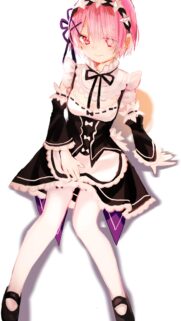 Cute Ram Re Zero Maid Anime Girl High Quality Mobile Wallpaper