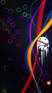 Neon Abstract Android Marshmallow AICP Custom ROM High Quality Mobile Wallpaper