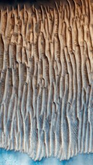 Stunning Martian Sand Dunes Abstract Pattern Mobile Wallpaper