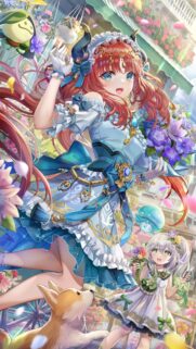 Anime Girls Floral Fantasy Garden Wallpaper High Resolution Art