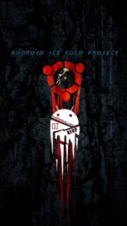 Android Ice Cold Project AICP Custom ROM Dark Mobile Wallpaper