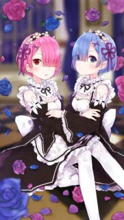 Rem and Ram Re Zero Anime Maid Wallpaper High Quality