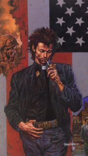 Jesse Custer Preacher Comic Art Wallpaper for Mobile