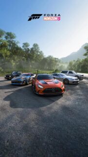 Forza Horizon 5 Supercars Group Photo Mobile Wallpaper