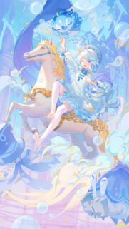 Furina Genshin Impact Anime Girl Riding Horse Fantasy Wallpaper