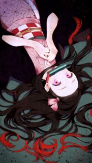 Nezuko Kamado Demon Slayer Anime Aesthetic Mobile Wallpaper HD