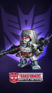 Chibi Megatron Transformers Battle Tactics Mobile Wallpaper