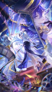 Acheron Honkai Star Rail Elegant Anime Girl Wallpaper for Mobile