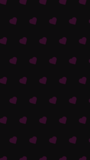 Minimalist Dark Purple Heart Pattern Wallpaper for Mobile Screens