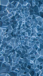 Abstract Blue Geometric Cracked Surface 3D Wallpaper for Mobile