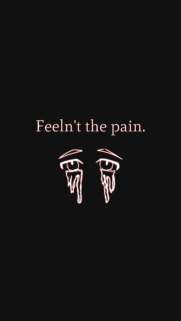 Feeling the Pain Aesthetic Crying Eyes Minimalist Mobile Wallpaper