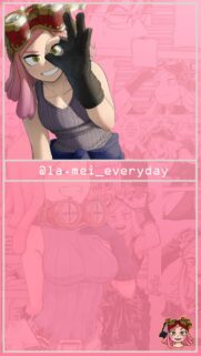 Mei Hatsume My Hero Academia Aesthetic Pink Wallpaper for Mobile