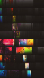 Abstract Glitch Art Aesthetic Background for Mobile Phones