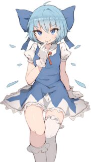 Cirno Touhou Project Anime Girl Aesthetic High Quality Mobile Wallpaper