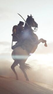 Epic Battlefield Cavalier Warrior High-Resolution Mobile Wallpaper