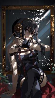 Stunning Yor Forger Anime Wallpaper Spy x Family Dark Aesthetic Background
