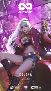 Selena STUN Vocal Mobile Legends High Quality Phone Wallpaper