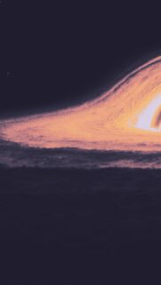 Stunning Black Hole Singularity Wallpaper for Mobile Screen