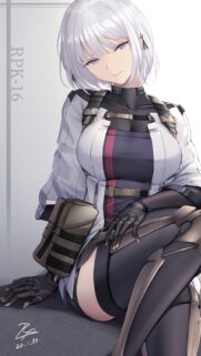 RPK 16 Girls Frontline Tactical Anime Girl Wallpaper for Mobile