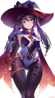 Mona Genshin Impact Anime Girl Wallpaper High Resolution