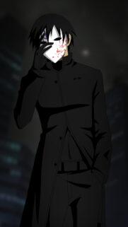 Hei Darker Than Black Mask Anime Wallpaper HD Mobile Background