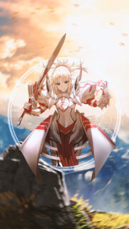 Mordred Fate Anime Warrior High Definition Mobile Wallpaper