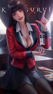 Kakegurui Yumeko Jabami High Quality Anime Wallpaper for Mobile