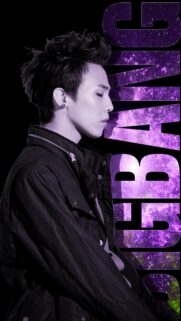G-Dragon Big Bang Profile Purple Aesthetic Mobile Wallpaper