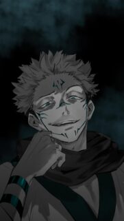 Ryomen Sukuna Dark Aesthetic Mobile Wallpaper from Jujutsu Kaisen