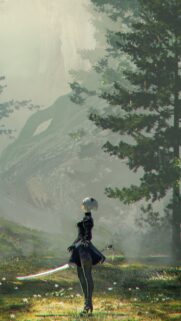 2B Nier Automata 4K Gaming Wallpaper for Mobile – Bestwallpapers.net