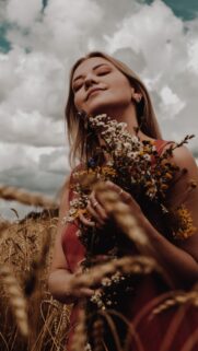 Abundance Energy and Harvest Manifestation Phone Wallpaper