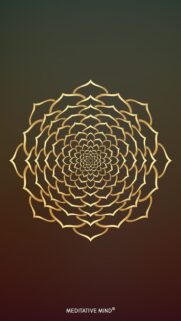 Sacred Geometry Gold Lotus Mandala for Abundance and Manifestation Wallpaper