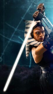 Ahsoka Tano High-Quality Mobile Wallpaper – Epic Star Wars Art for Your Phone
