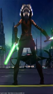 Ahsoka Tano High-Quality Mobile Wallpaper – Epic Star Wars Art for Your Phone