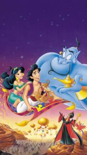 Stunning Aladdin Mobile Wallpaper: Magical Genie and Arabian Nights Aesthetic for Smartphones