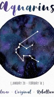 Aquarius Zodiac Constellation Cosmic Energy Aesthetic Wallpaper
