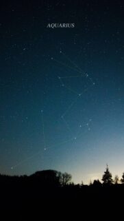 Stunning Aquarius Constellation Starry Sky Aesthetic Phone Wallpaper